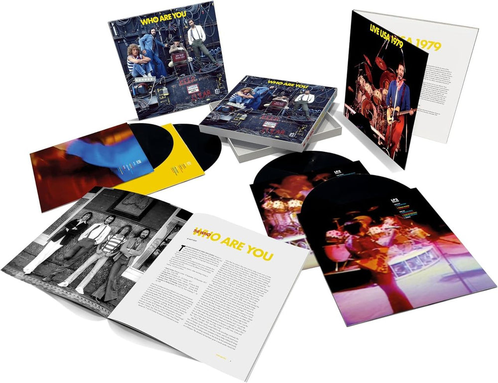 The Who Who Are You - 4LP Deluxe Half-Speed Mastered Edition - 180 Gram Black Vinyl - Sealed UK 4-LP vinyl album record set 4886517