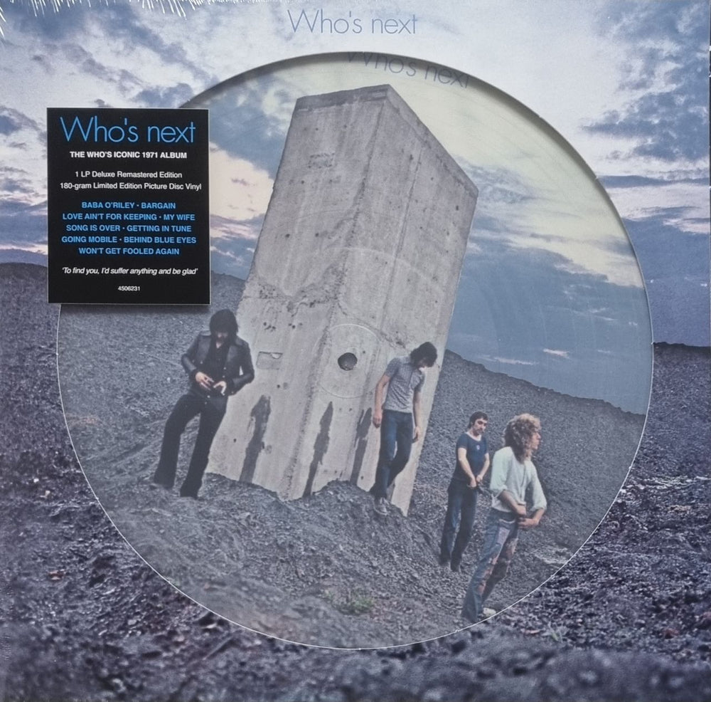 The Who Who's Next - 50th Anniversary Picture Disc Edition - Sealed UK picture disc LP (vinyl picture disc album) WHOPDWH819731