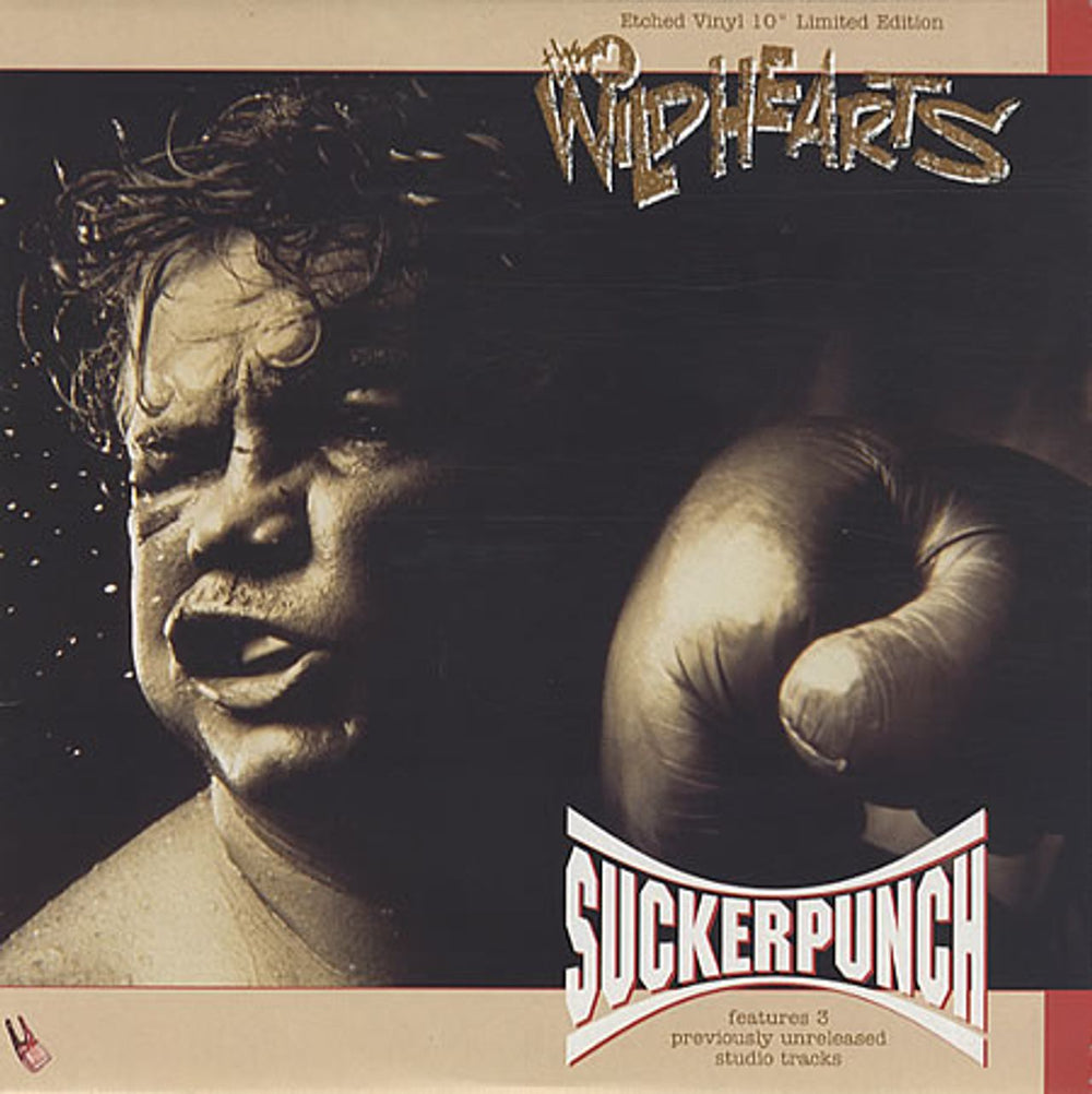 The Wildhearts Suckerpunch - Etched UK 10" vinyl single (10 inch record) YZ828TE