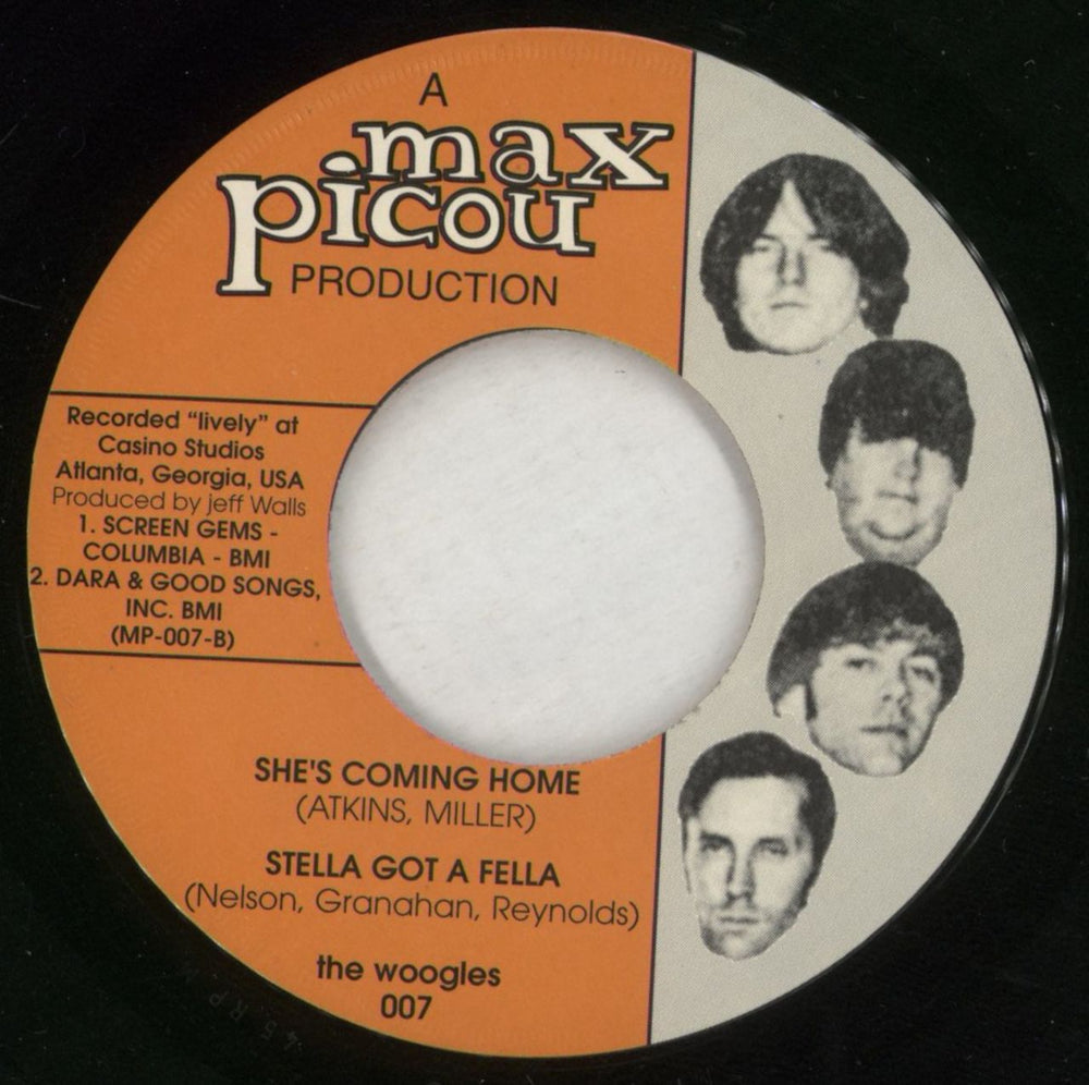 The Woggles Wogglemobile! Swiss 7" vinyl single (7 inch record / 45) 9JU07WO868706