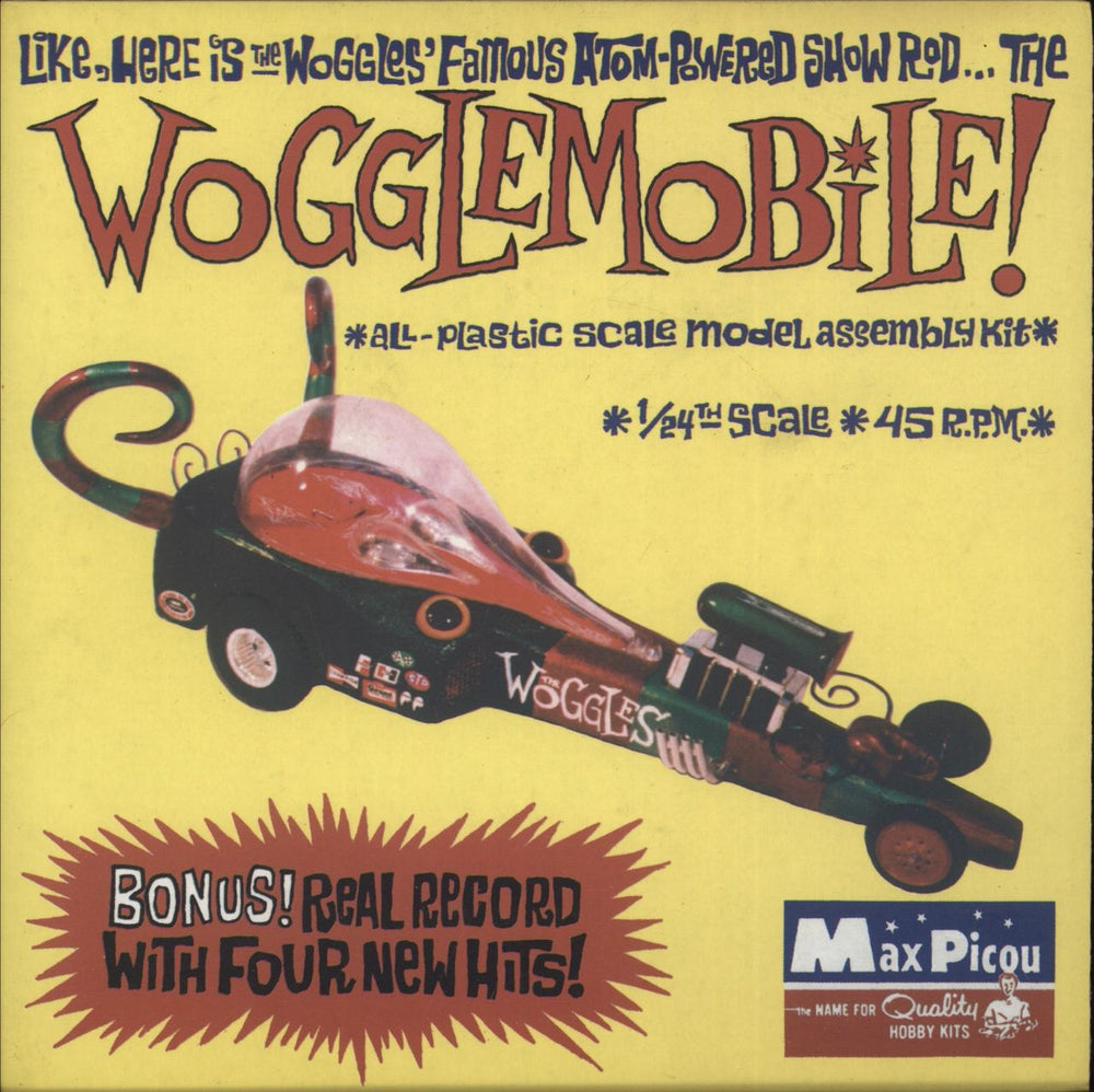 The Woggles Wogglemobile! Swiss 7" vinyl single (7 inch record / 45) MP-007
