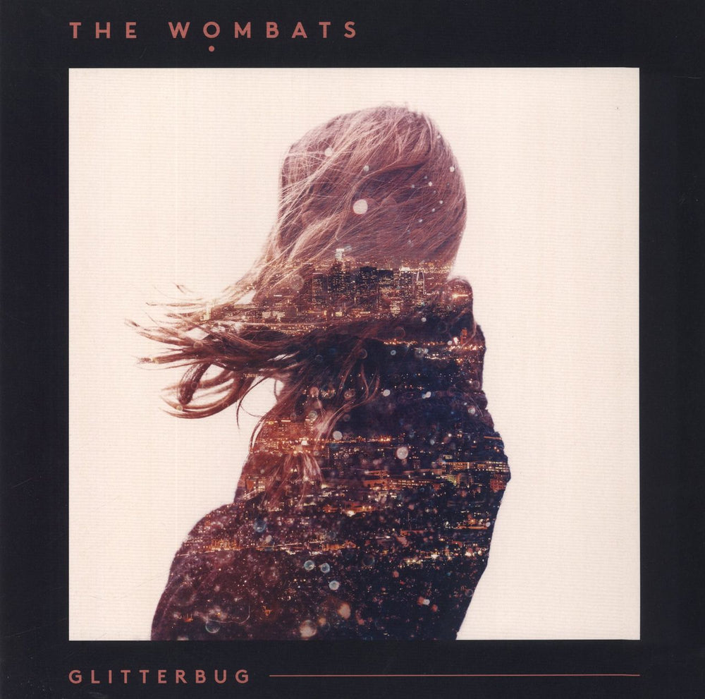 The Wombats Glitterbug - Dark Pink Vinyl UK vinyl LP album (LP record) 0825646157488