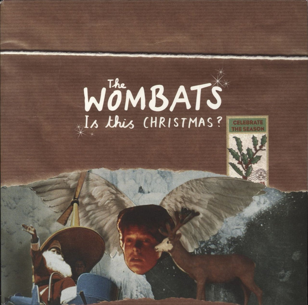 The Wombats Is This Christmas? - White Vinyl UK 7" vinyl single (7 inch record / 45) 14FLRV1