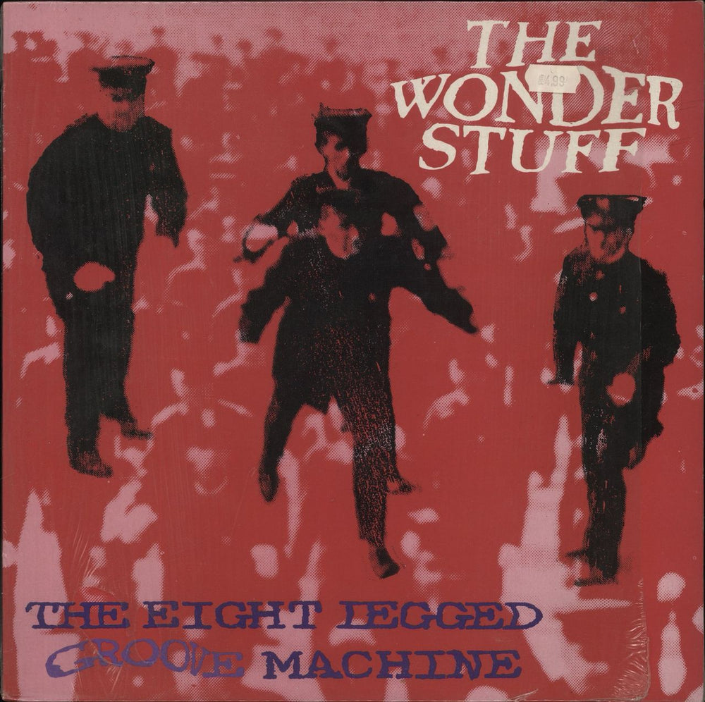 The Wonder Stuff The Eight Legged Groove Machine - Shrink UK vinyl LP album (LP record) GONLP1