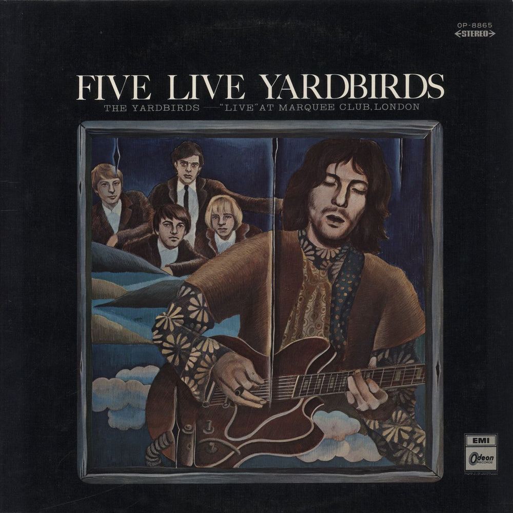 The Yardbirds Five Live Yardbirds - Red Vinyl Japanese Promo vinyl LP album (LP record) OP-8865