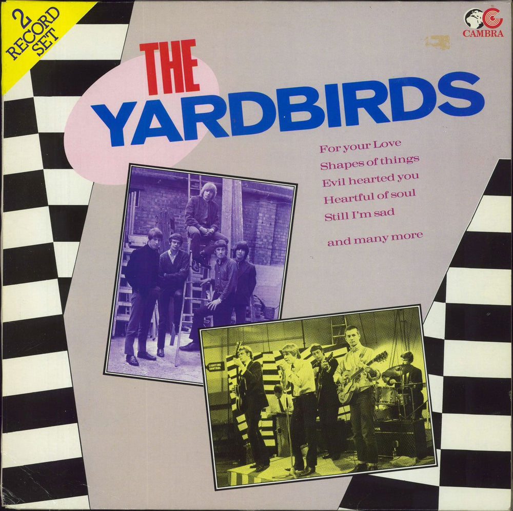 The Yardbirds The Yardbirds - EX UK 2-LP vinyl record set (Double LP Album) CR107