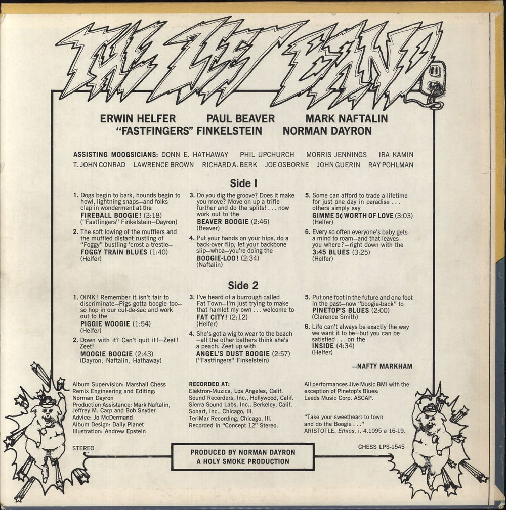 The Zeet Band Moogie Woogie US vinyl LP album (LP record)