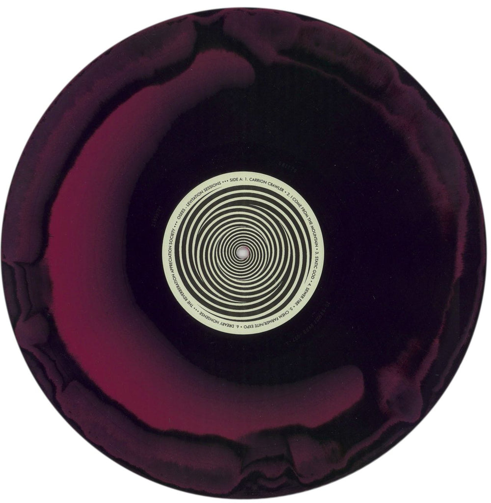 Thee Oh Sees Levitation Sessions - Pink & Black Swirl Vinyl + 7" UK vinyl LP album (LP record) YK7LPLE869126