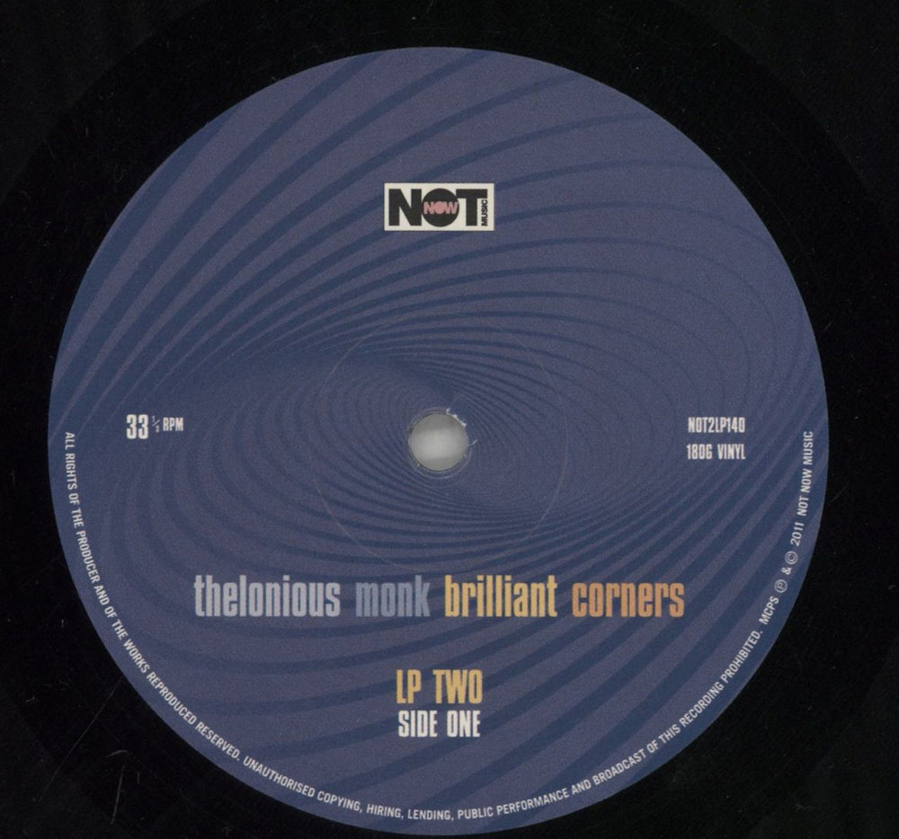 Thelonious Monk Brilliant Corners + Thelonius Himself - 180gm - EX UK 2-LP vinyl record set (Double LP Album) TM42LBR863476