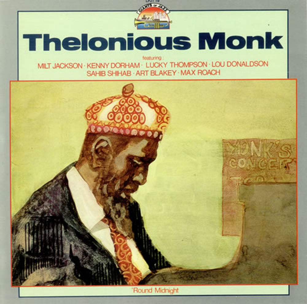 Thelonious Monk 'Round Midnight Italian vinyl LP album (LP record) LPJT19