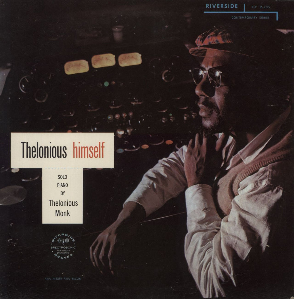 Thelonious Monk Thelonious Himself US vinyl LP album (LP record) RLP12-235