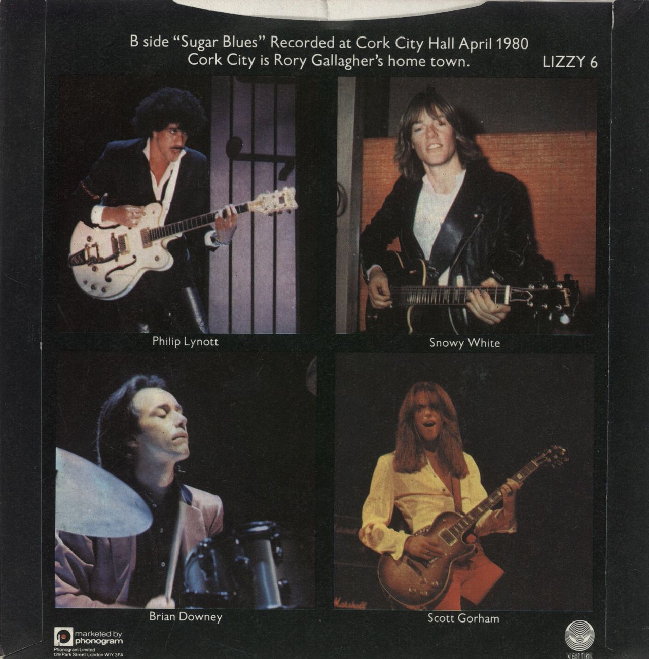 Thin Lizzy Chinatown - Embossed UK 7