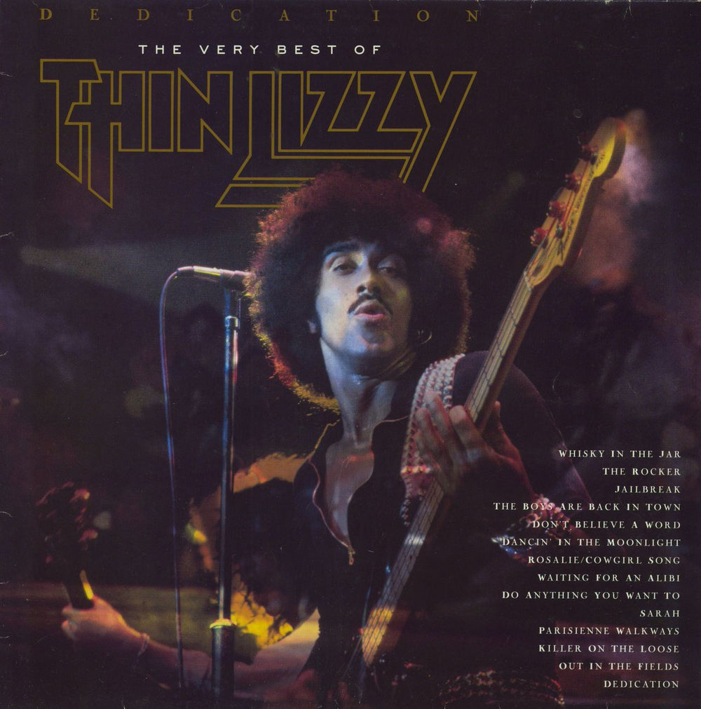 Thin Lizzy Dedication - The Very Best Of + Merchandise insert - EX UK vinyl LP album (LP record) 8481921