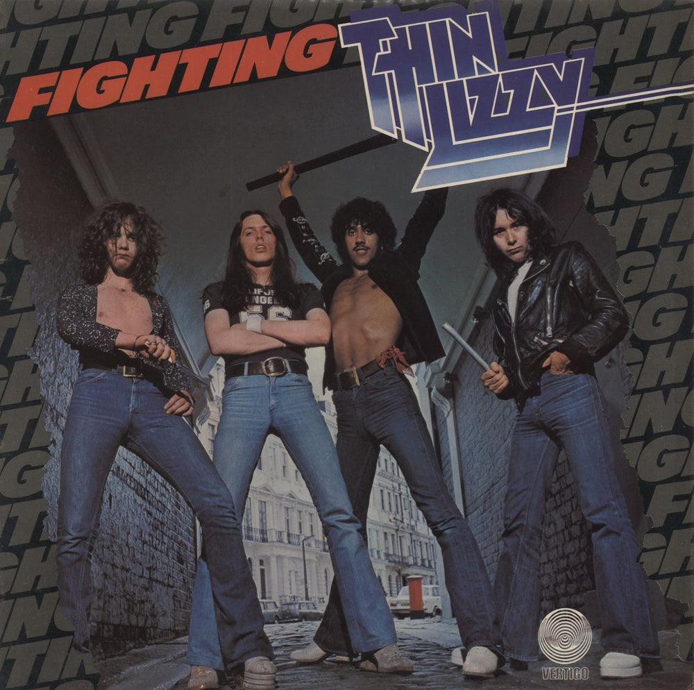 Thin Lizzy Fighting - 1st - EX UK vinyl LP album (LP record) 6360121