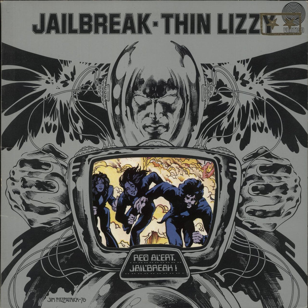 Thin Lizzy Jailbreak - 2nd UK vinyl LP album (LP record)