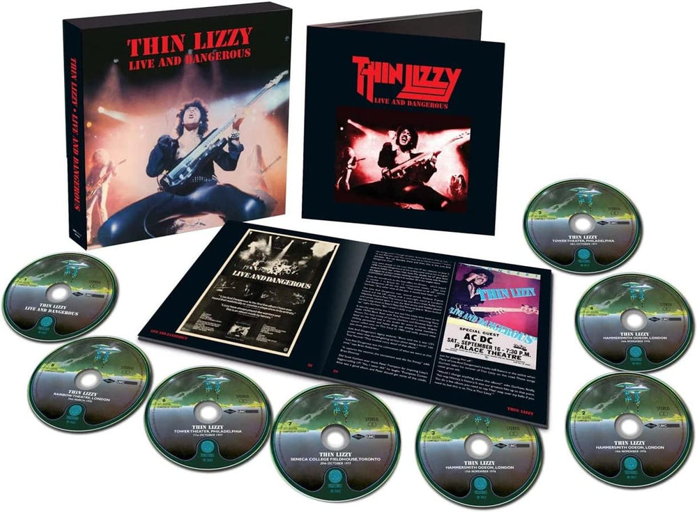 Thin Lizzy Live And Dangerous - Expanded 8-CD Super Deluxe Edition - Sealed UK CD Album Box Set 0819035