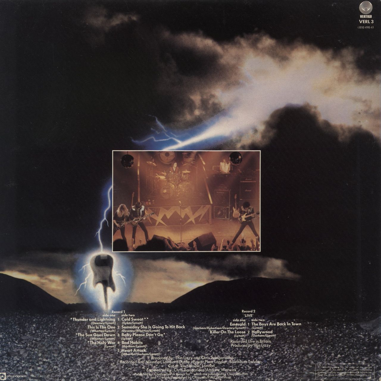 Thin Lizzy Thunder And Lightning + EP - EX UK 2-LP vinyl set