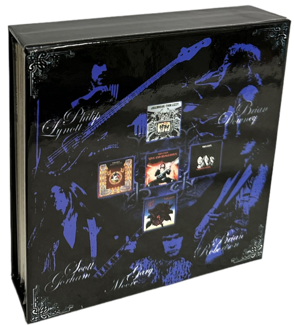 Thin Lizzy Vintage Rock Paper Sleeve Collection [5 Titles] + Box Japanese CD Album Box Set