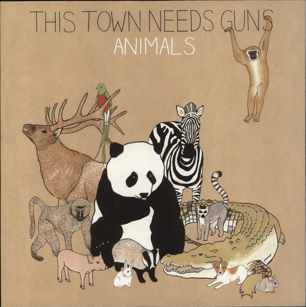 This Town Needs Guns Animals - Clear Vinyl US vinyl LP album (LP record) SH082