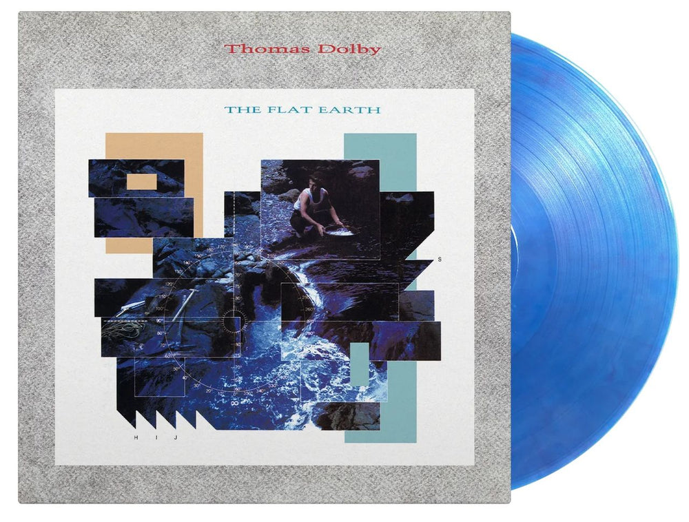 Thomas Dolby The Flat Earth - Blue Vinyl 180 Gram UK vinyl LP album (LP record) MOVLP3793