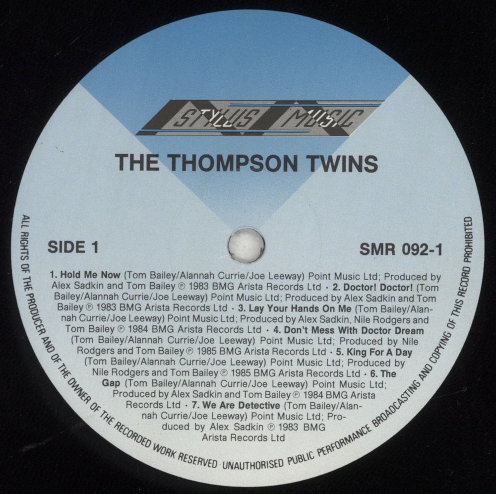 Thompson Twins The Greatest Hits + 12" UK 2-LP vinyl record set (Double LP Album) TWI2LTH594417