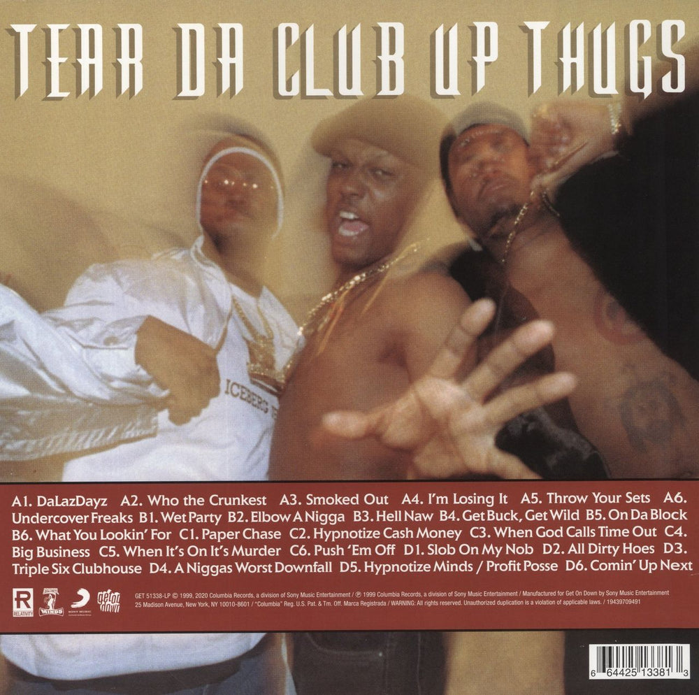 Three 6 Mafia CrazyNDaLazDayz US 2-LP vinyl record set (Double LP Album)