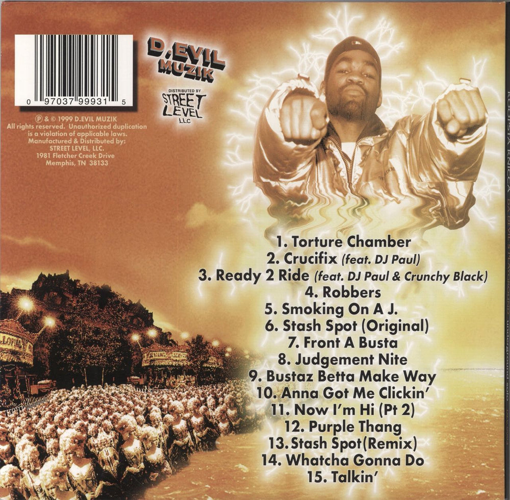 Three 6 Mafia Da Devils Playground: Underground Solo - Yellow and