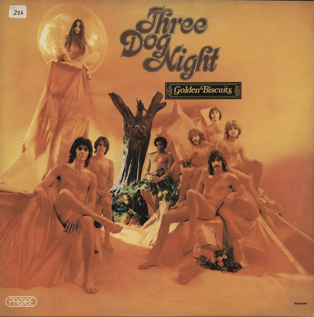 Three Dog Night Golden Biscuits UK vinyl LP album (LP record) SPB1035