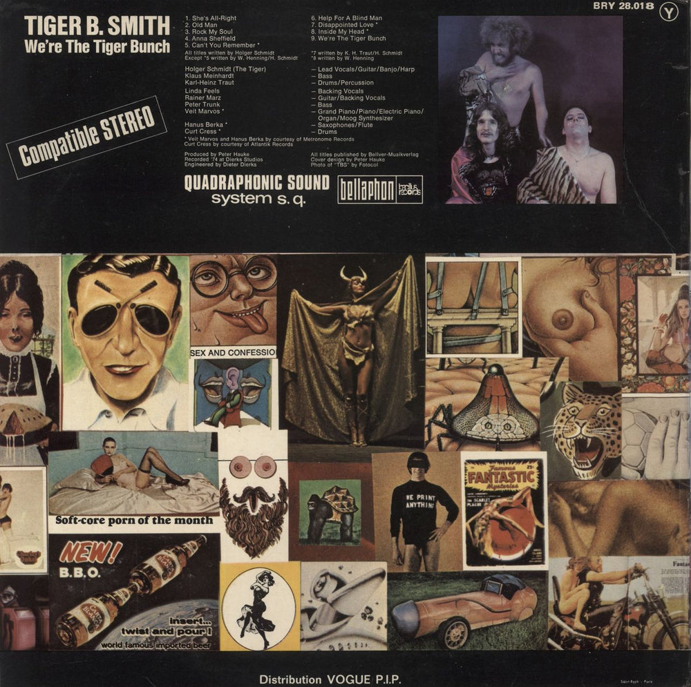 Tiger B. Smith We’re The Tiger Bunch French vinyl LP album (LP record)