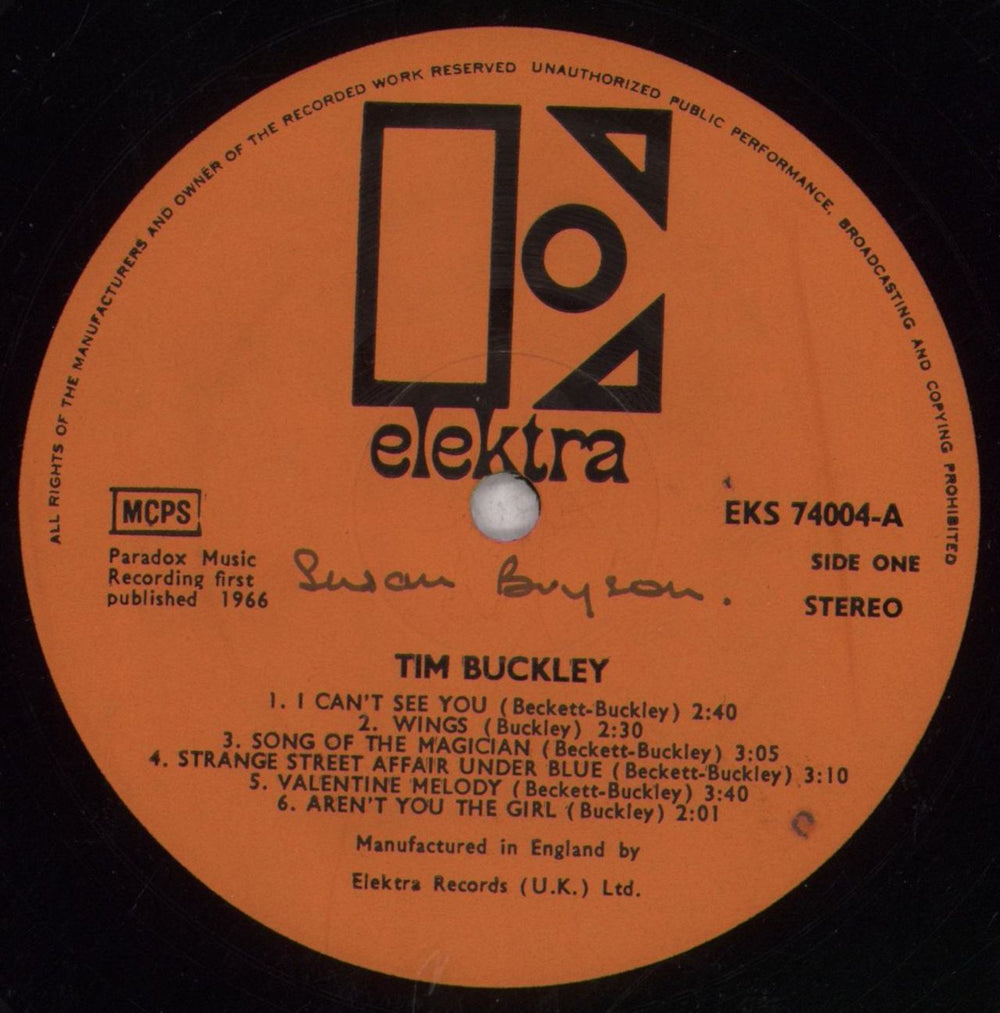 Tim Buckley Tim Buckley - 1st - VG UK vinyl LP album (LP record) TBKLPTI846950