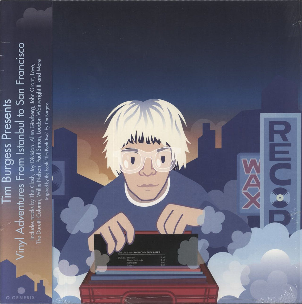 Tim Burgess Vinyl Adventures From Istanbul To San Francisco - Shrink + Obi UK 2-LP vinyl record set (Double LP Album) OGEN62LPC