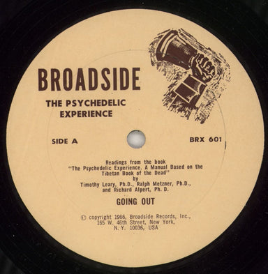 Timothy Leary THE PSYCHEDELIC EXPERIENCE US vinyl LP album (LP record) TMLLPTH880220