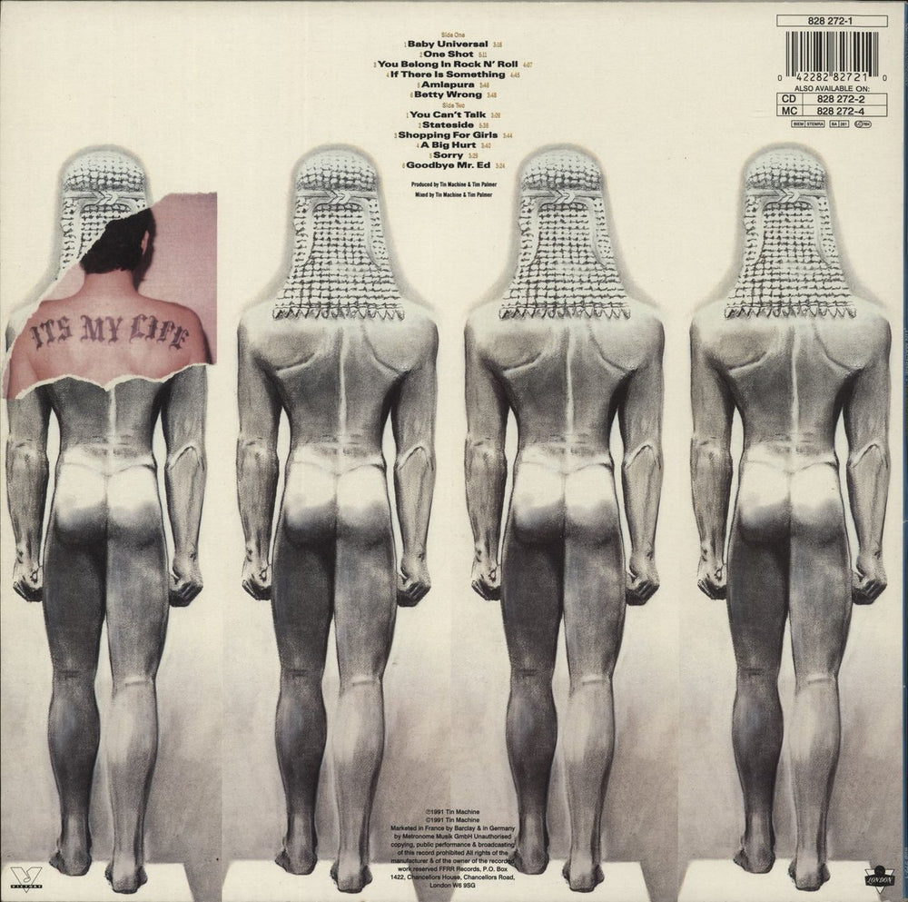 Tin Machine Tin Machine II - stickered sleeve - EX UK vinyl LP album (LP record) 042282827210