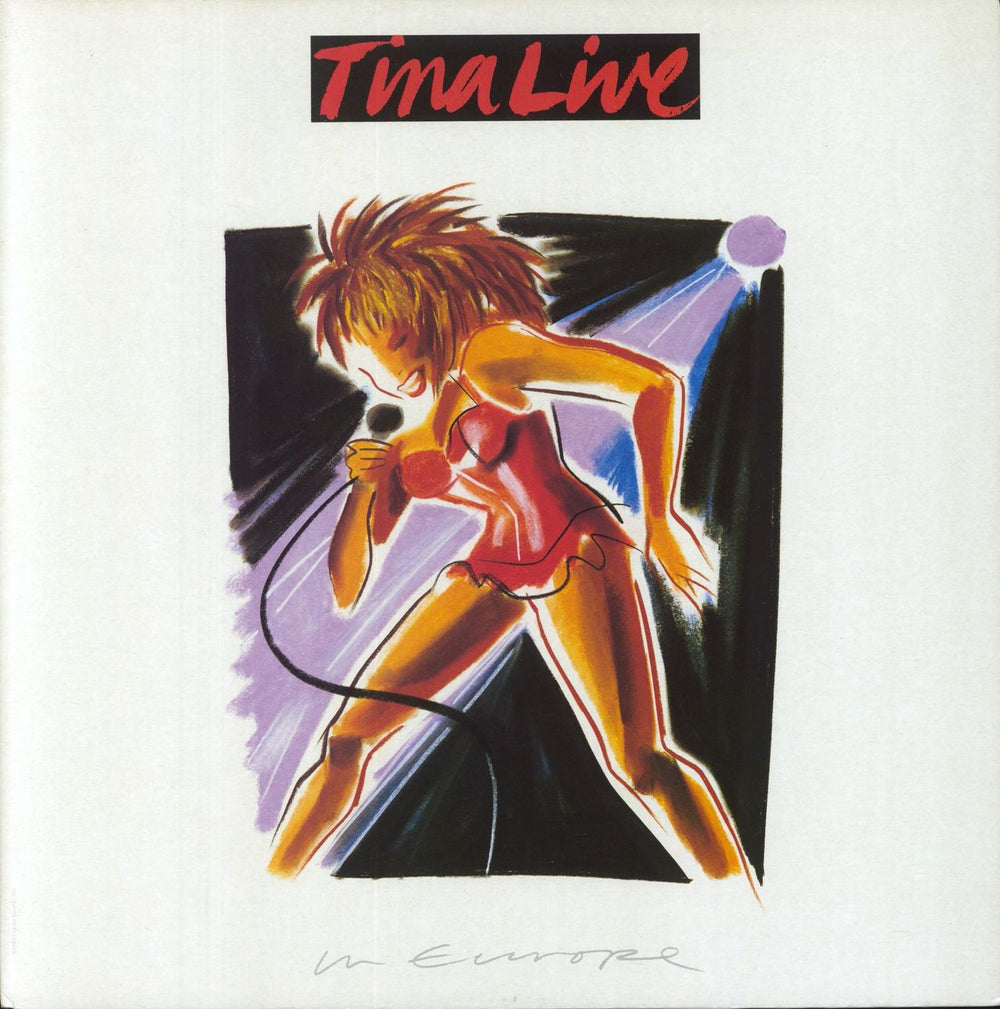 Tina Turner Tina Live In Europe + Booklet UK 2-LP vinyl record set (Double LP Album) ESTD1