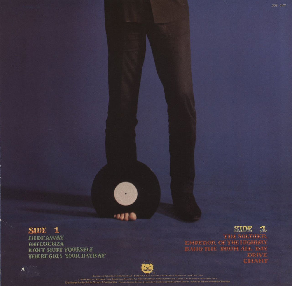 Todd Rundgren The Ever Popular Tortured Artist Effect German vinyl LP album (LP record)