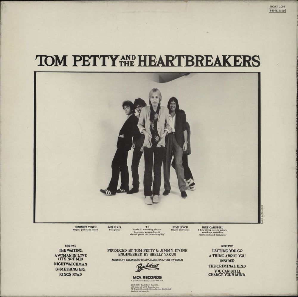 Tom Petty & The Heartbreakers Hard Promises - EX UK vinyl LP album (LP record)