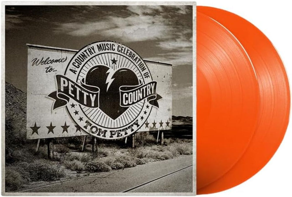 Tom Petty & The Heartbreakers Petty Country: A Country Music Celebration Of Tom Petty - Tangerine Vinyl - Sealed UK 2-LP vinyl record set (Double LP Album) 843930109234