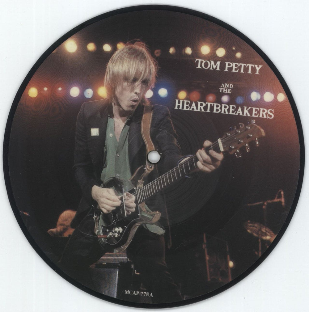Tom Petty & The Heartbreakers Refugee UK 7" vinyl picture disc (7 inch picture disc single) MCAP778