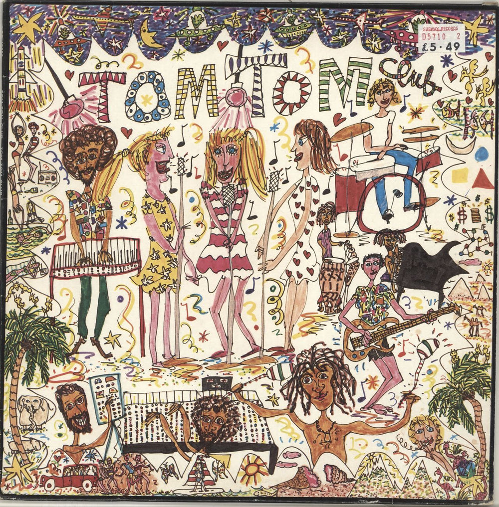 Tom Tom Club Tom Tom Club Italian vinyl LP album (LP record) ILPS19686