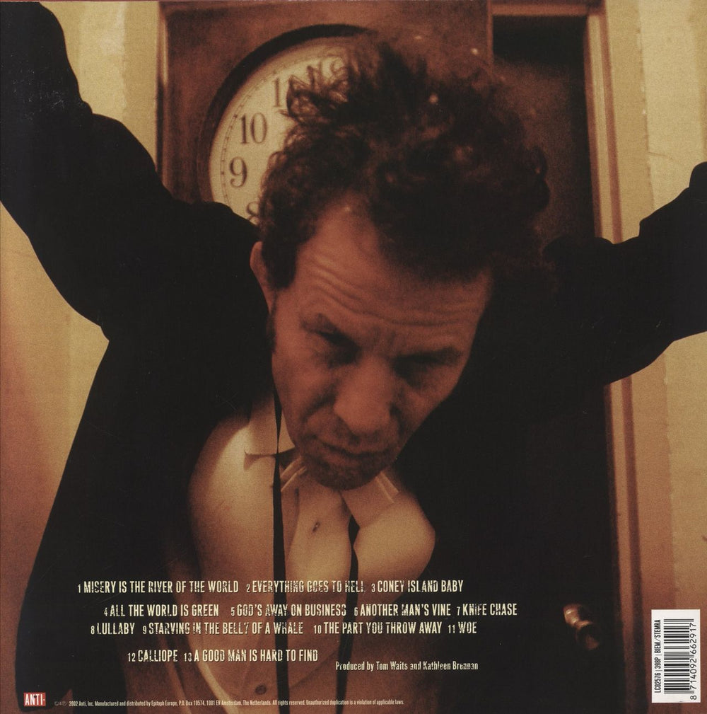 Tom Waits Blood Money - 180gm UK vinyl LP album (LP record) 8714092662917