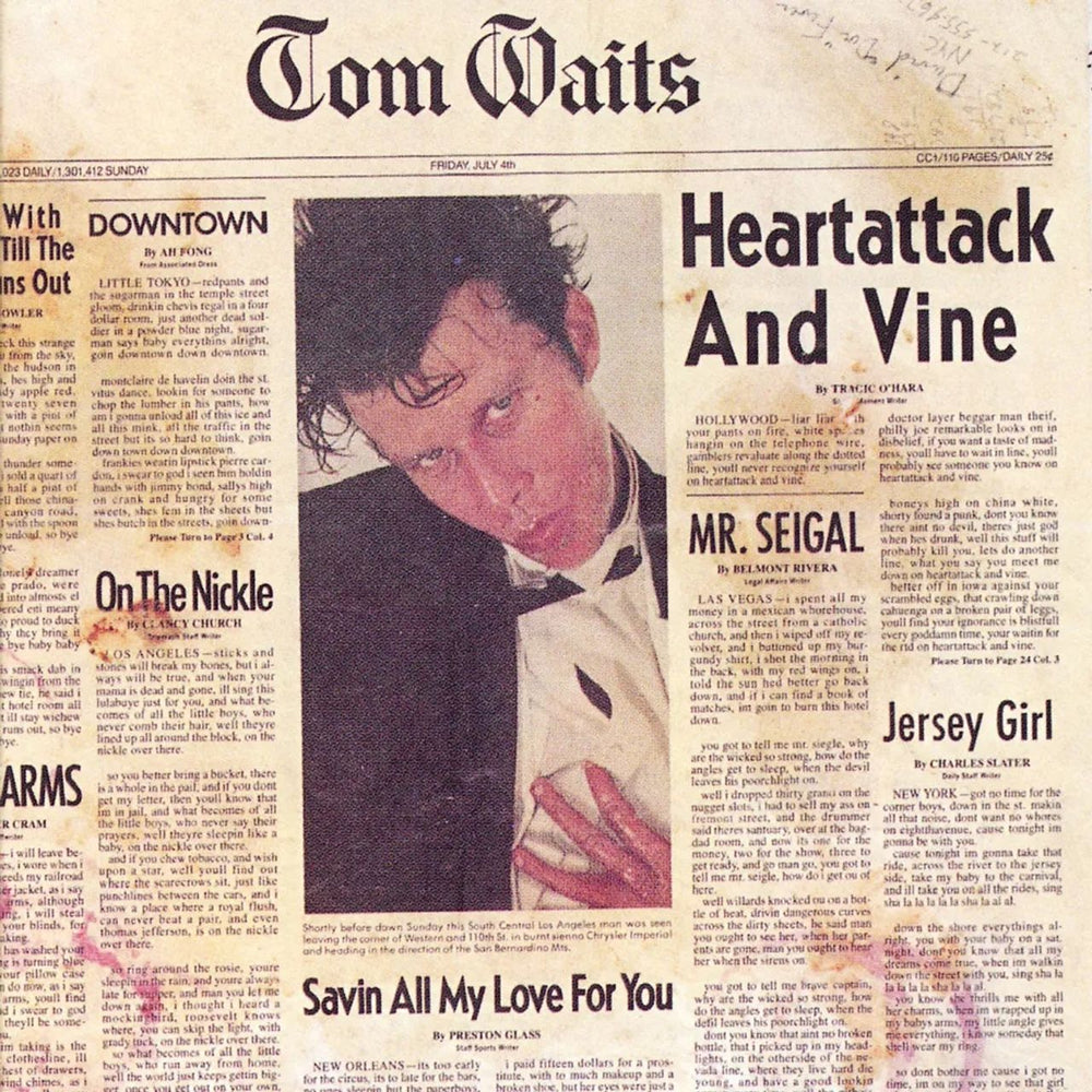 Tom Waits Heartattack And Vine - Remastered - Sealed US vinyl LP album (LP record) 87571-1