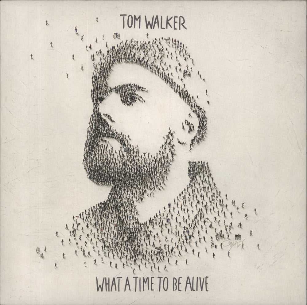 Tom Walker What A Time To Be Alive  - Blue Vinyl UK vinyl LP album (LP record) 19075801781