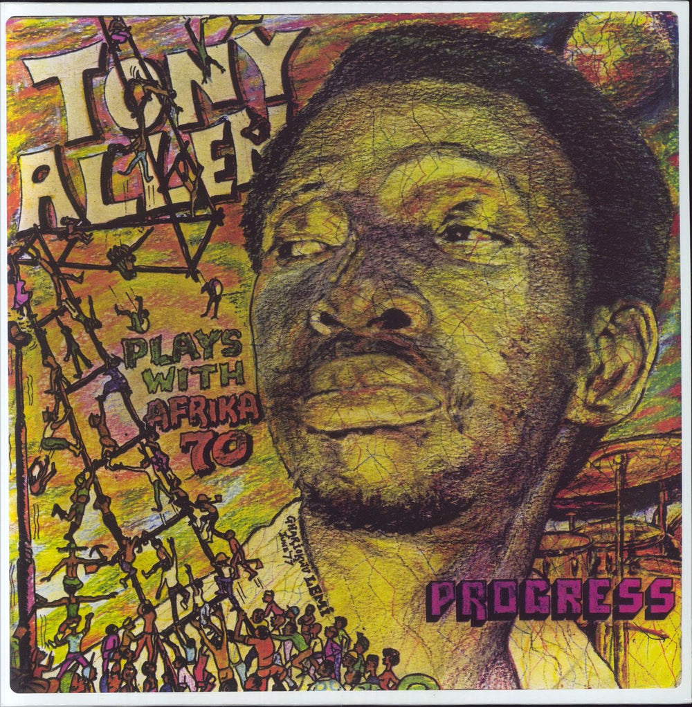 Tony Allen Progress UK vinyl LP album (LP record) COMET095