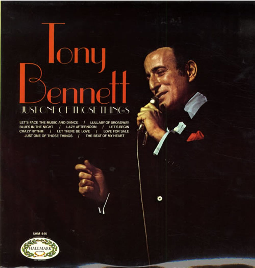 Tony Bennett Just One Of Those Things UK vinyl LP album (LP record) SHM646