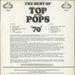 Top Of The Pops The Best Of Top Of The Pops '70' UK vinyl LP album (LP record)