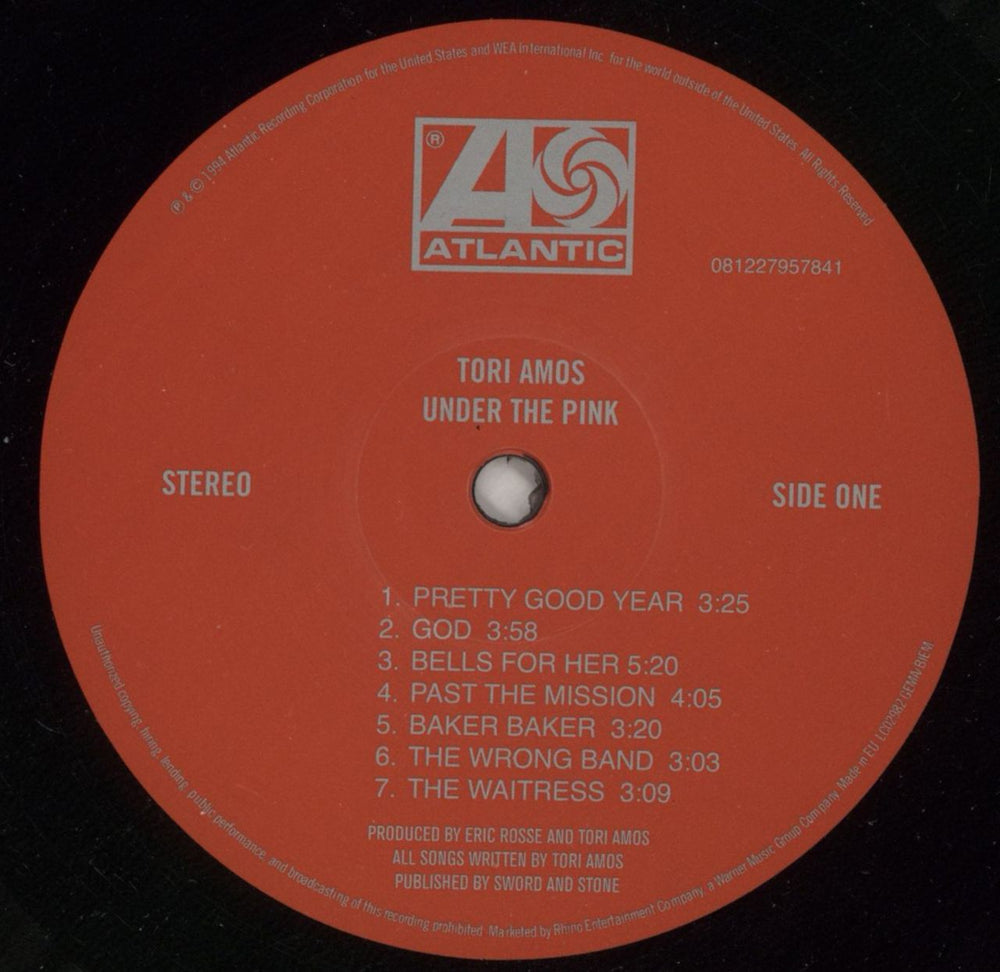 Tori Amos Under The Pink - 180 Gram Vinyl - EX UK vinyl LP album (LP record) TORLPUN866803