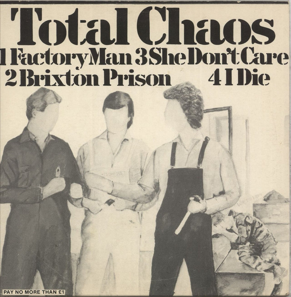 Total Chaos Factory Man UK 7" vinyl single (7 inch record / 45) VOL2