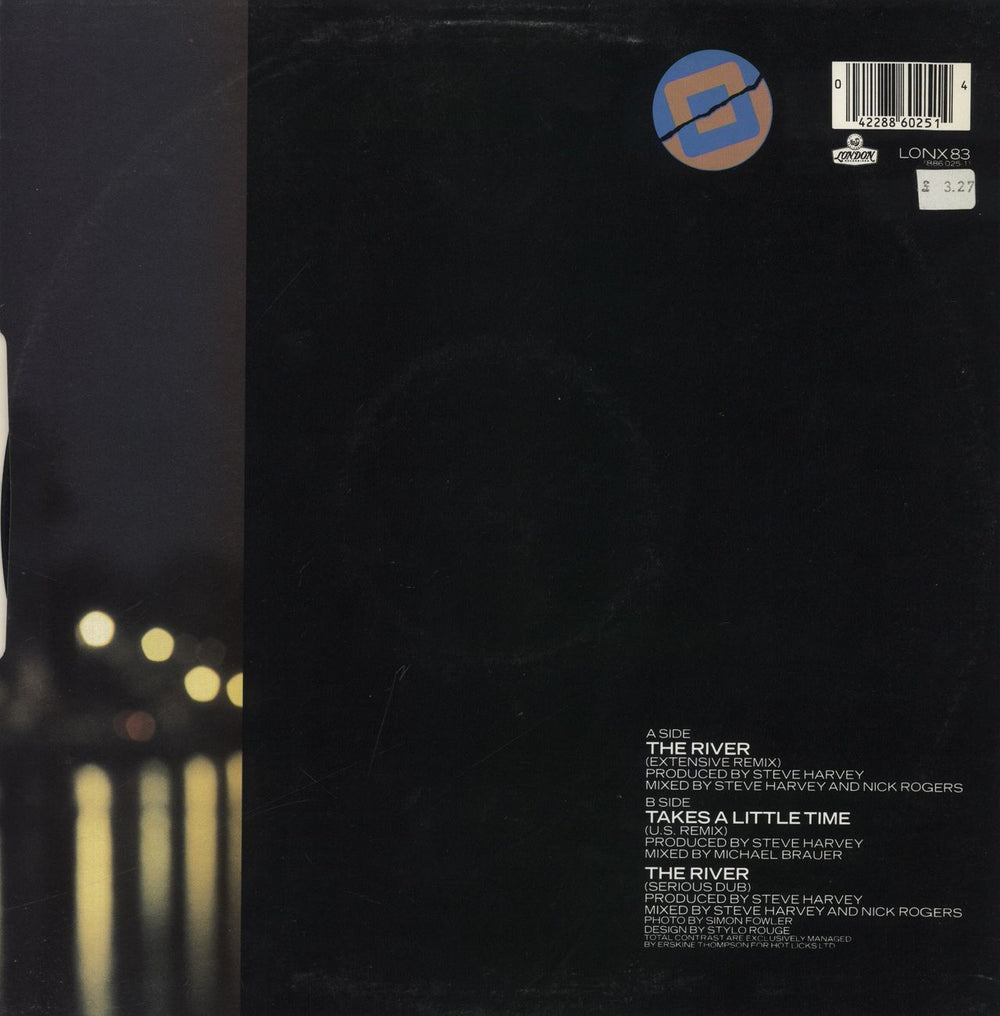 Total Contrast The River (Extended Version) UK 12" vinyl single (12 inch record / Maxi-single)