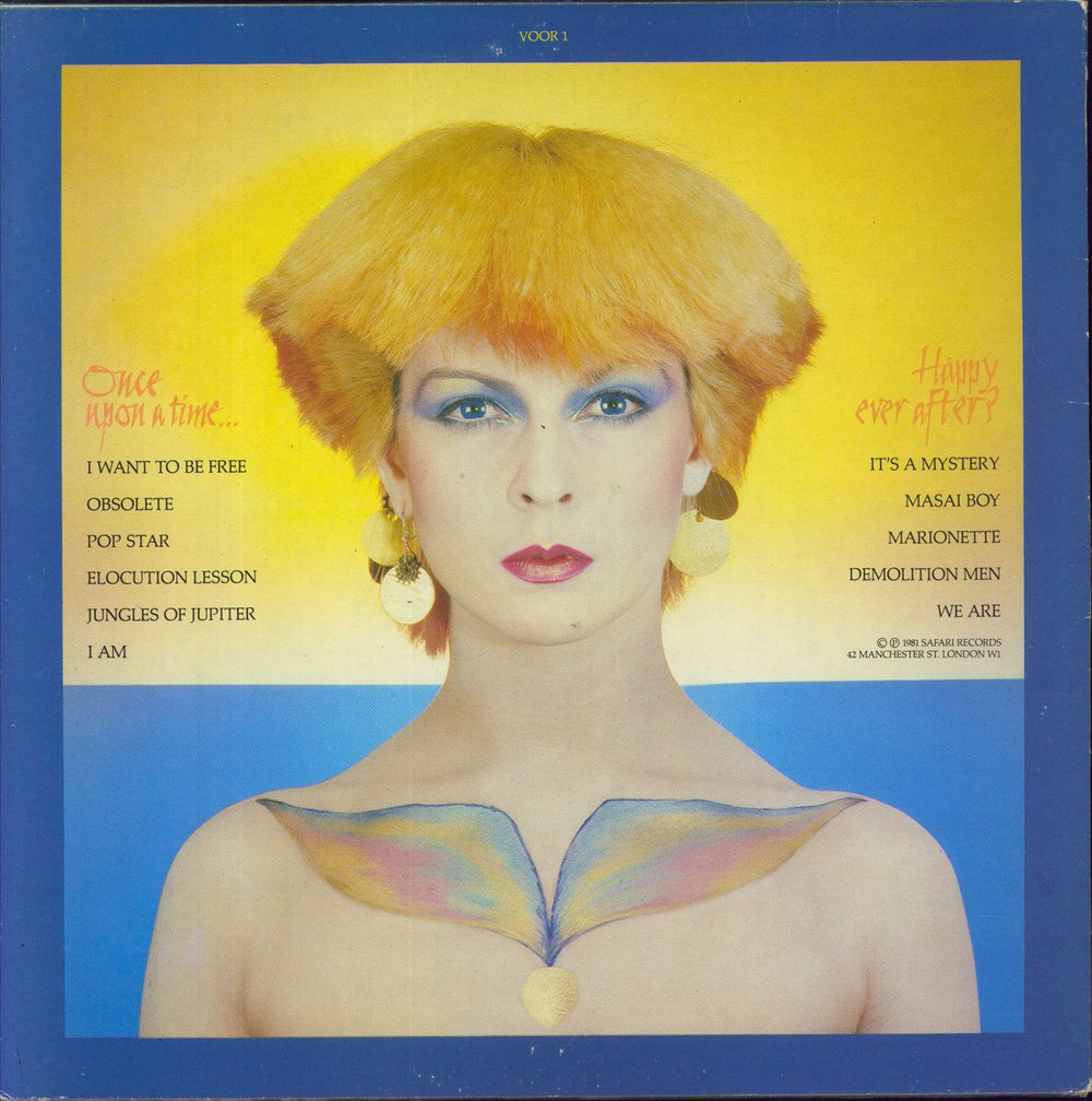 Toyah Anthem + Lyric insert UK vinyl LP album (LP record)