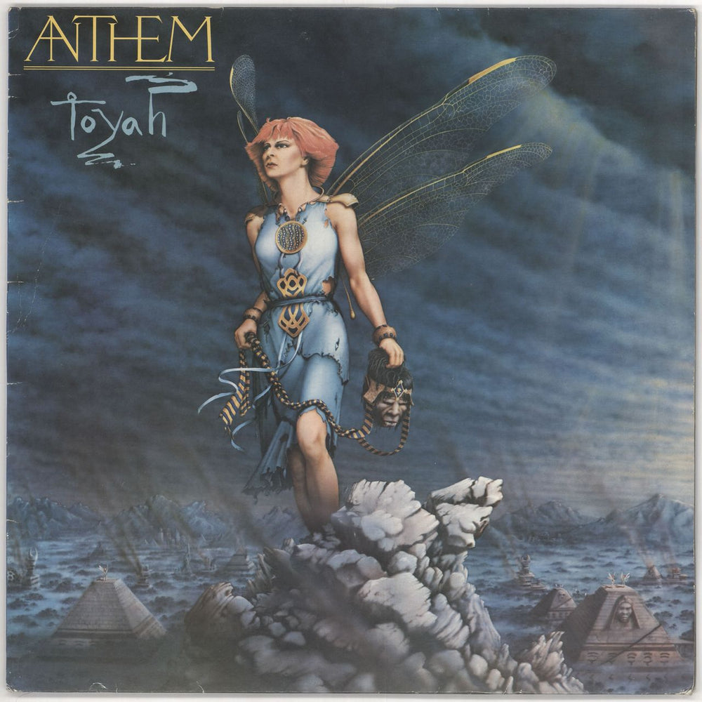 Toyah Anthem + Lyric insert UK vinyl LP album (LP record) VOOR1